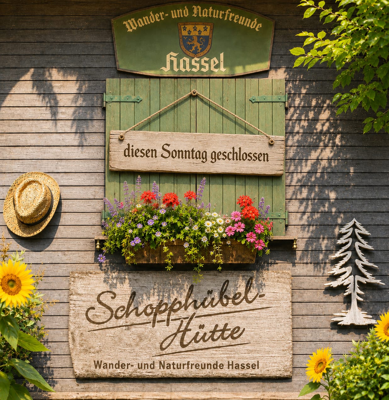 Sonntag geschlossen